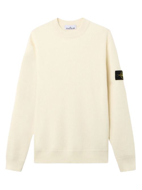 Crewneck Sweater with Logo STONE ISLAND | L1S155100154S00D8V0093